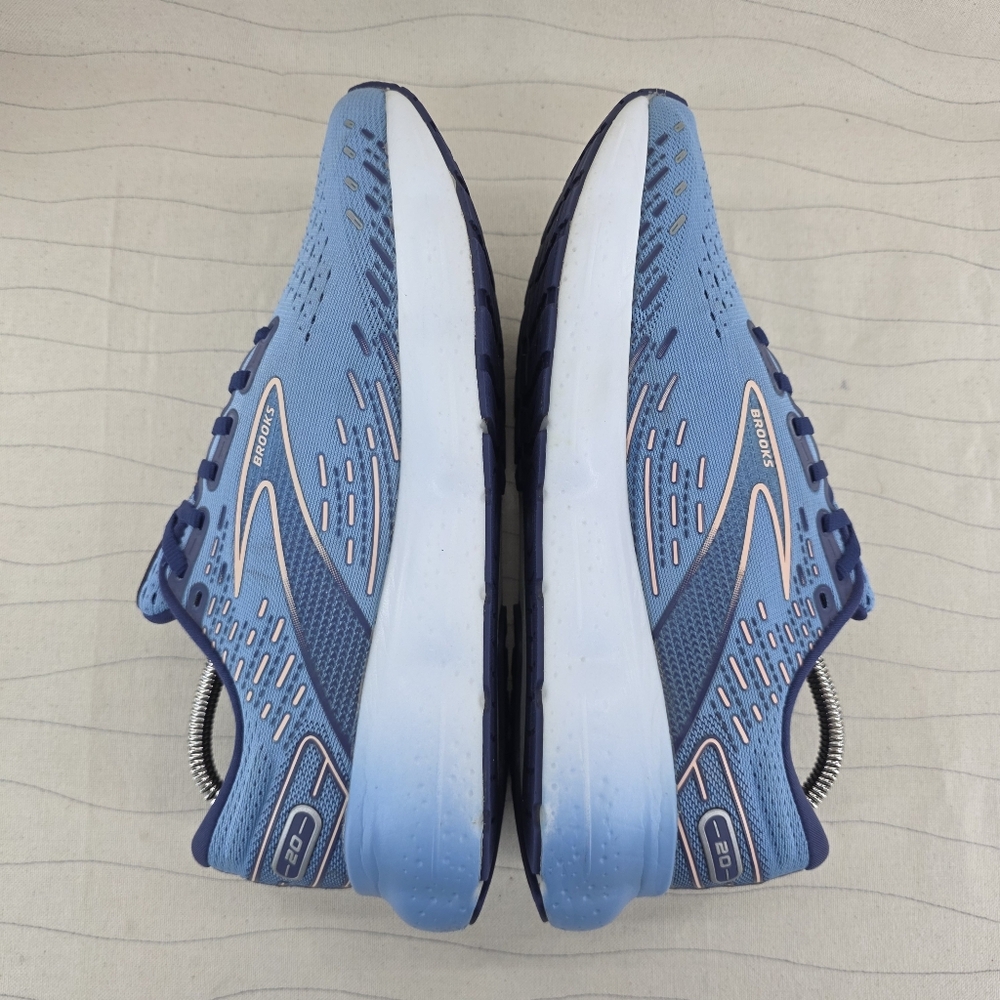 Brooks Womens Glycerin 20 Blue Running Sneakers Shoes 1203691B478 Sz 10.5 B - Picture 7 of 13